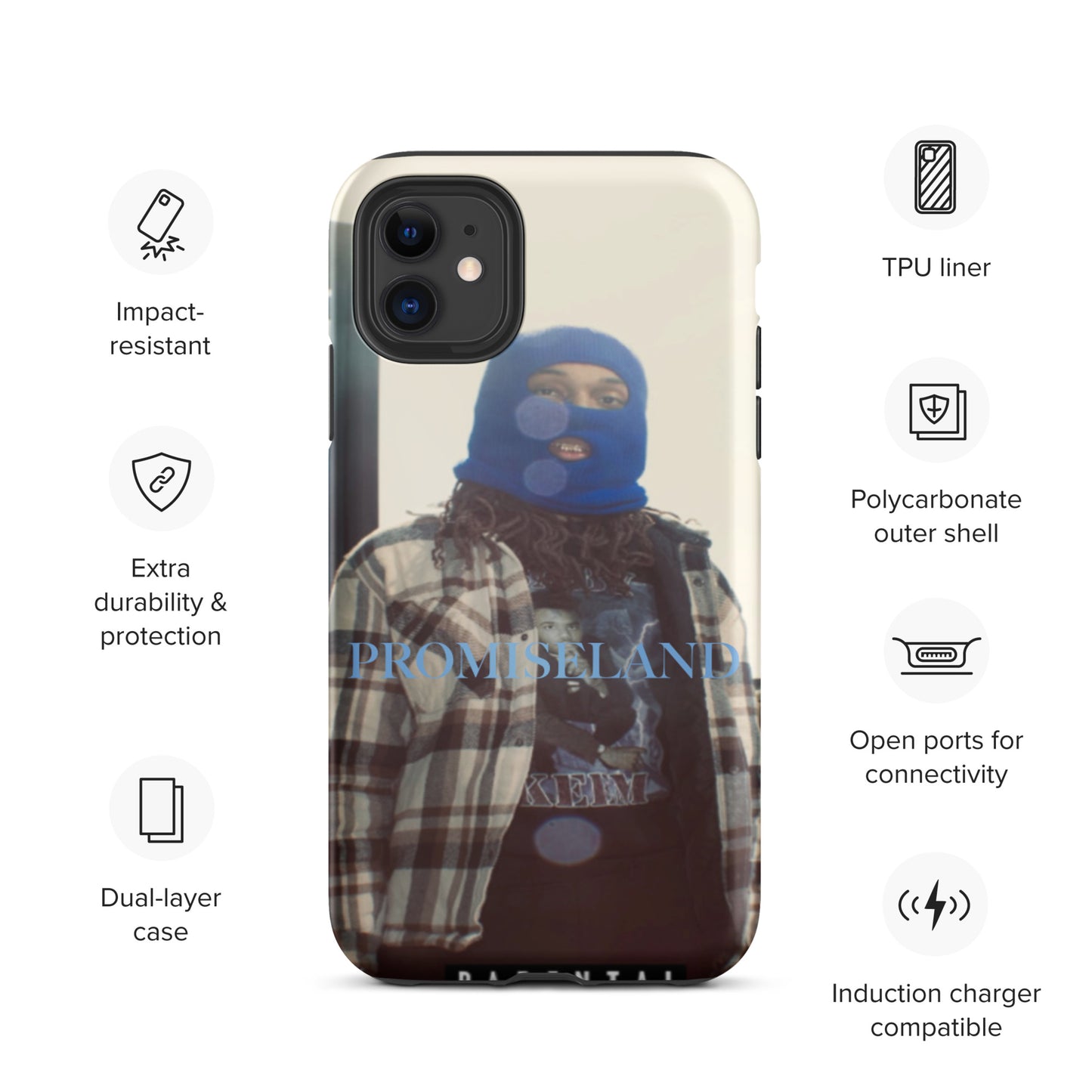 WOLF'S PROMISE iPhone case