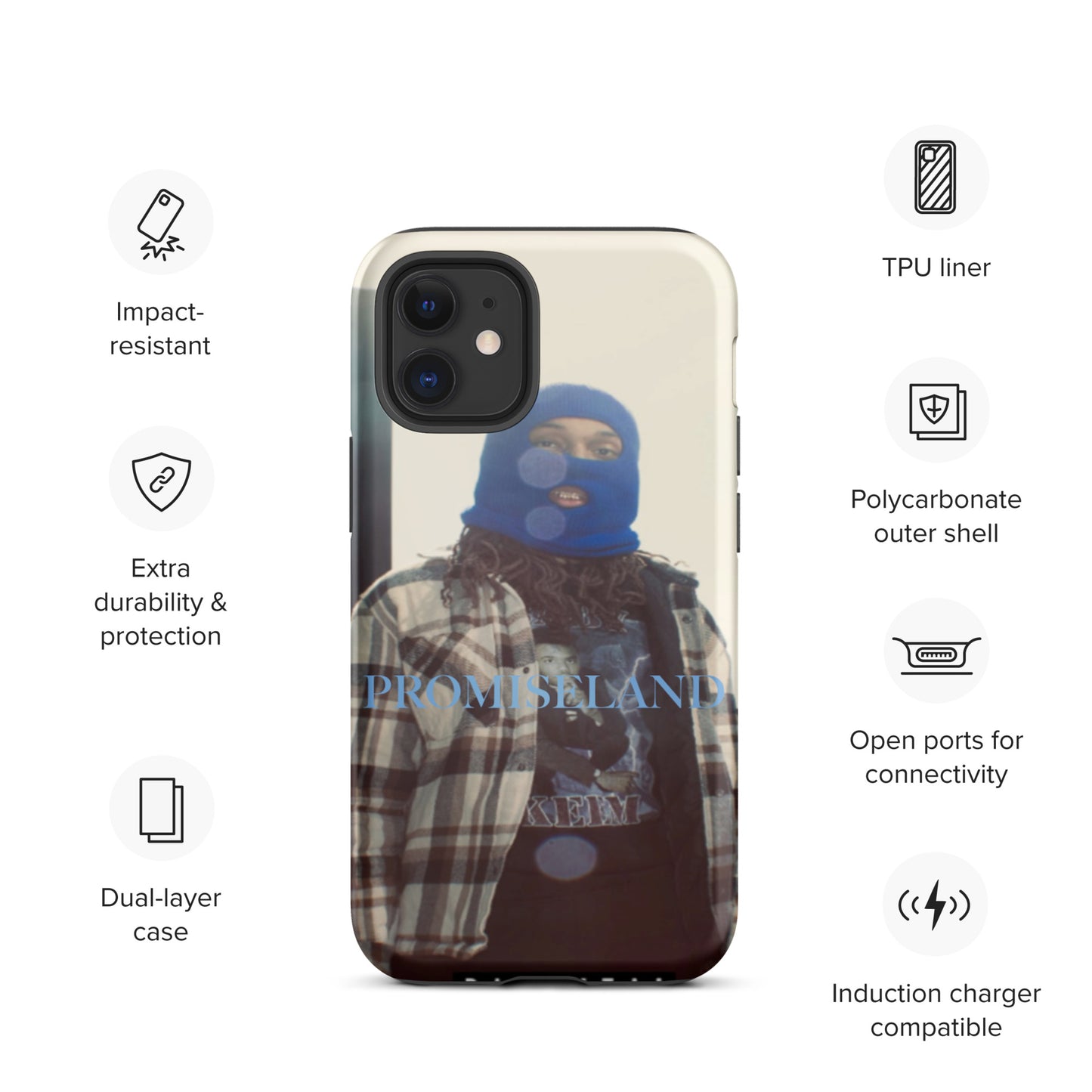 WOLF'S PROMISE iPhone case