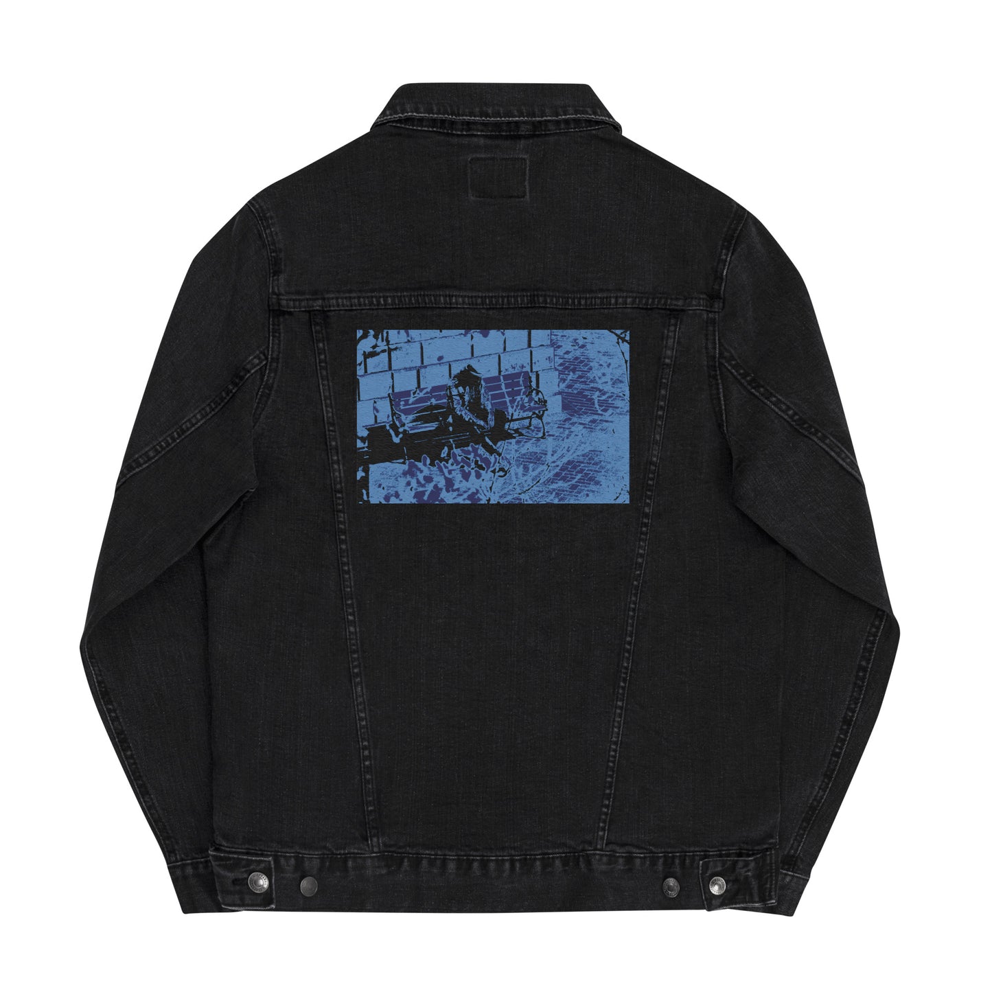 WOLF'S PROMISE denim jacket