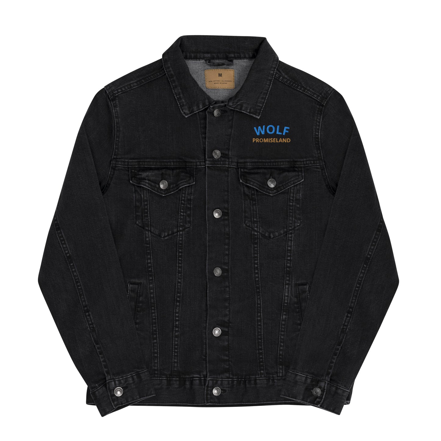 WOLF'S PROMISE denim jacket