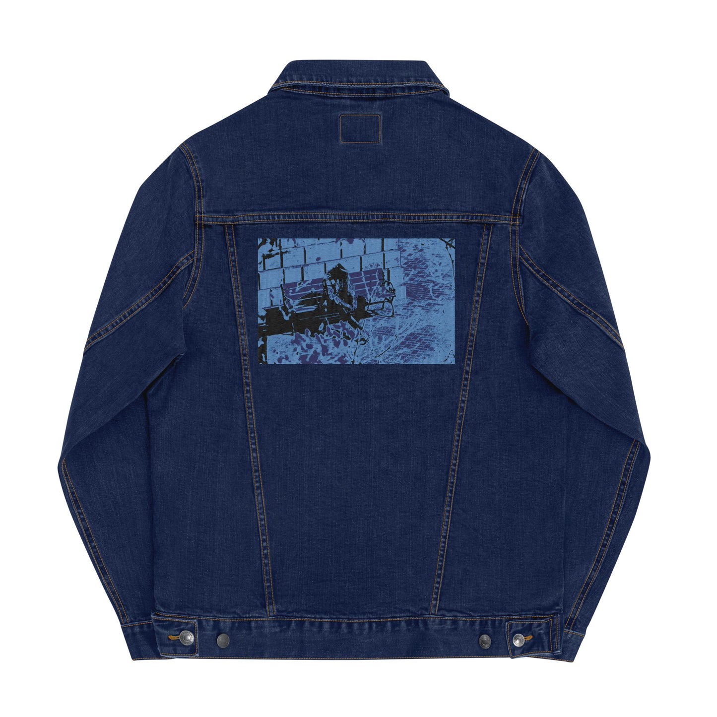 WOLF'S PROMISE denim jacket