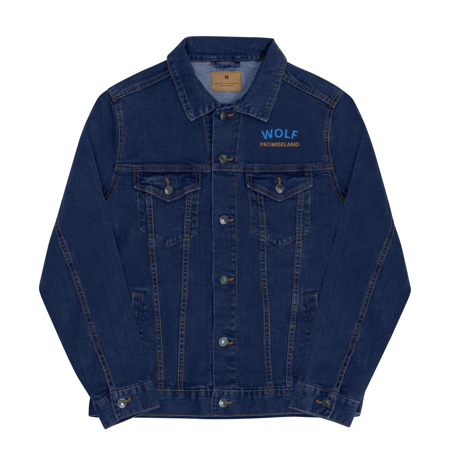 WOLF'S PROMISE denim jacket